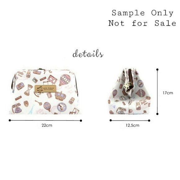 Waterproof Corgi Artist Large Opening Makeup Bag - Picture 3 of 13